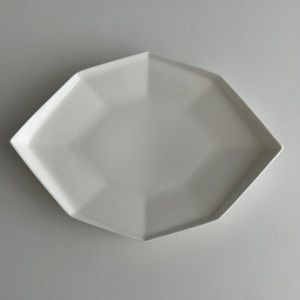 Faceted plate - unused